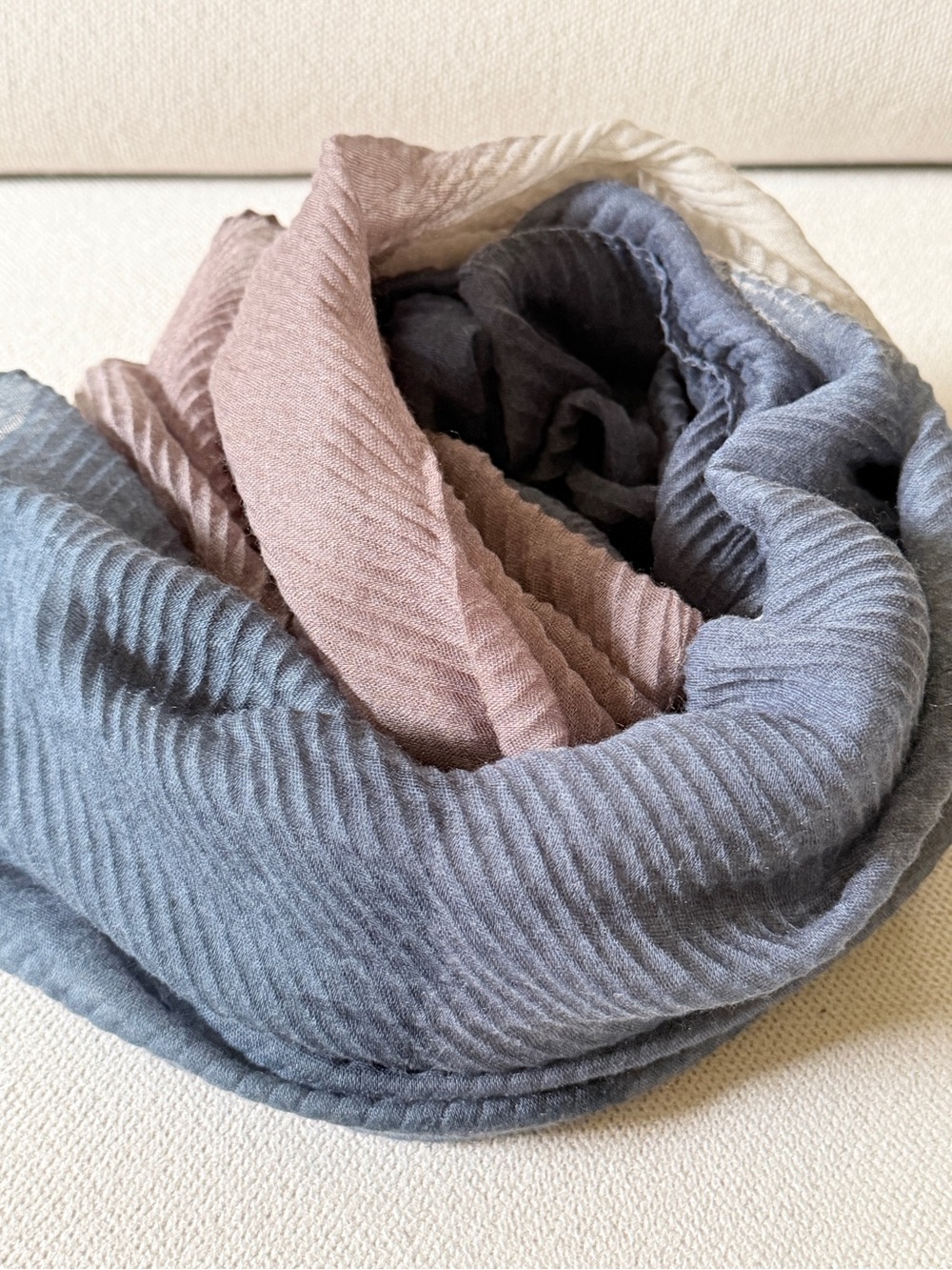 Sheer Gypsy Wrap shawl Scarf large muted colors matte Indie Hippie Boho style